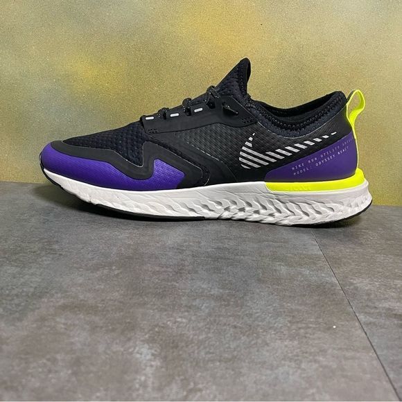 Nike Odyssey React 2 Shield BQ1672-002 Women's Black & Purple Running Shoe Sz 9M - Picture 7 of 16